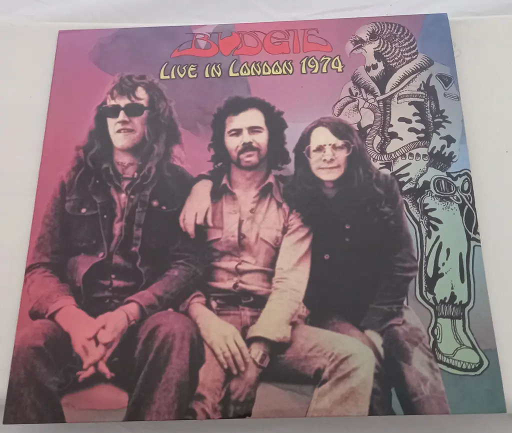 Budgie, Live In London 1974, (Blue Vinyl) Image 1++